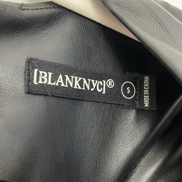 BlankNYC | Black Vegan Leather Jumpsuit (S) - Picture 3 of 5